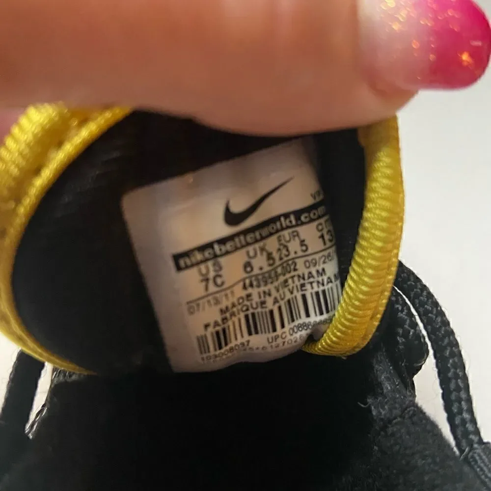 Nike Air Griffey Max II Baby Sneakers Black Lace Up Size 7C